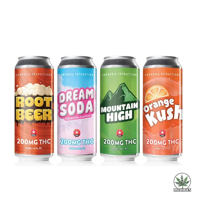 Euphoria Extractions Shatter Soda 200mg - Mohawk Medibles