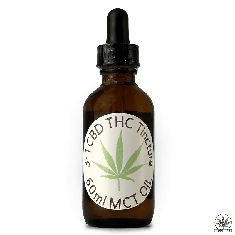 CBD & THC 3:1 Tincture 2000MG - Mohawk Medibles