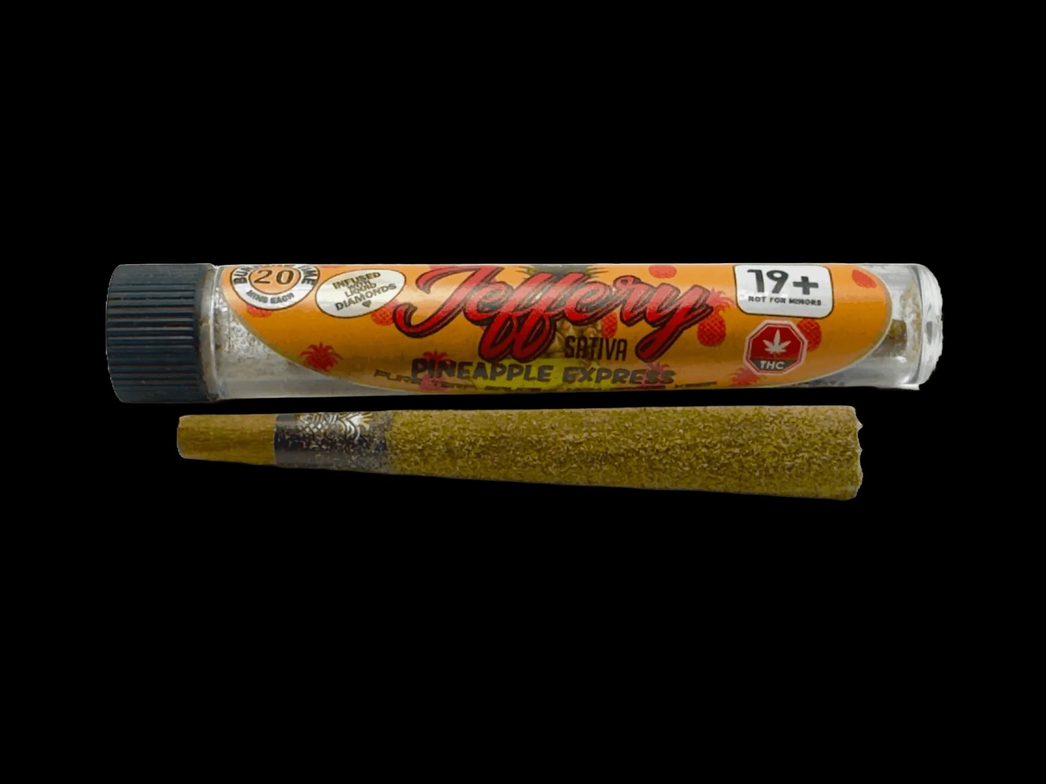 Pineapple Express Meds (PEM) Jeffery’s Pre-Rolled Blunt Single - Mohawk Medibles