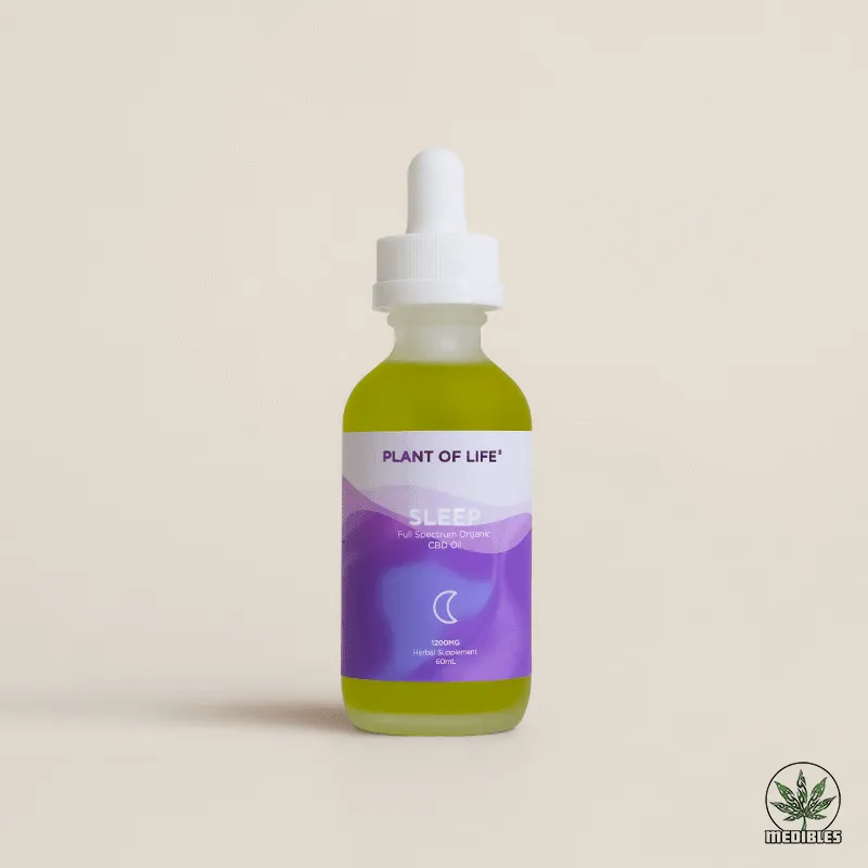 Plant of Life Organic Full Spectrum CBD Oil Sleep *SALE* - Mohawk Medibles