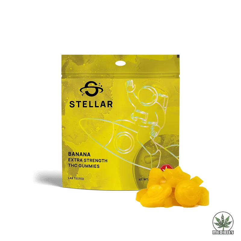 STELLAR THC BANANA GUMMIES - Mohawk Medibles