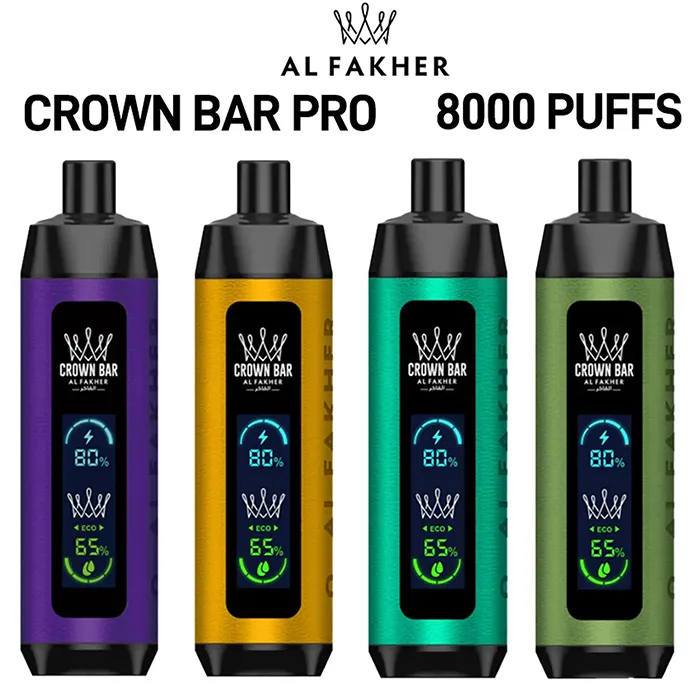 Al Fakher Crown Bar Pro Nicotine Vape 8K - Mohawk Medibles