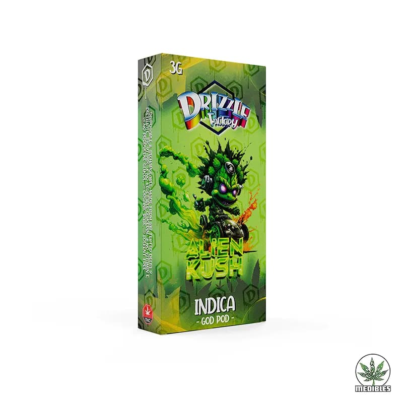 Drizzle Factory THC God Pod Vape 3G Pen - Mohawk Medibles