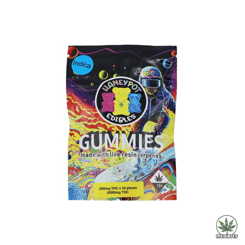 Haneypot Edibles Live Resin Terpene Gummies 10,000mg - Mohawk Medibles