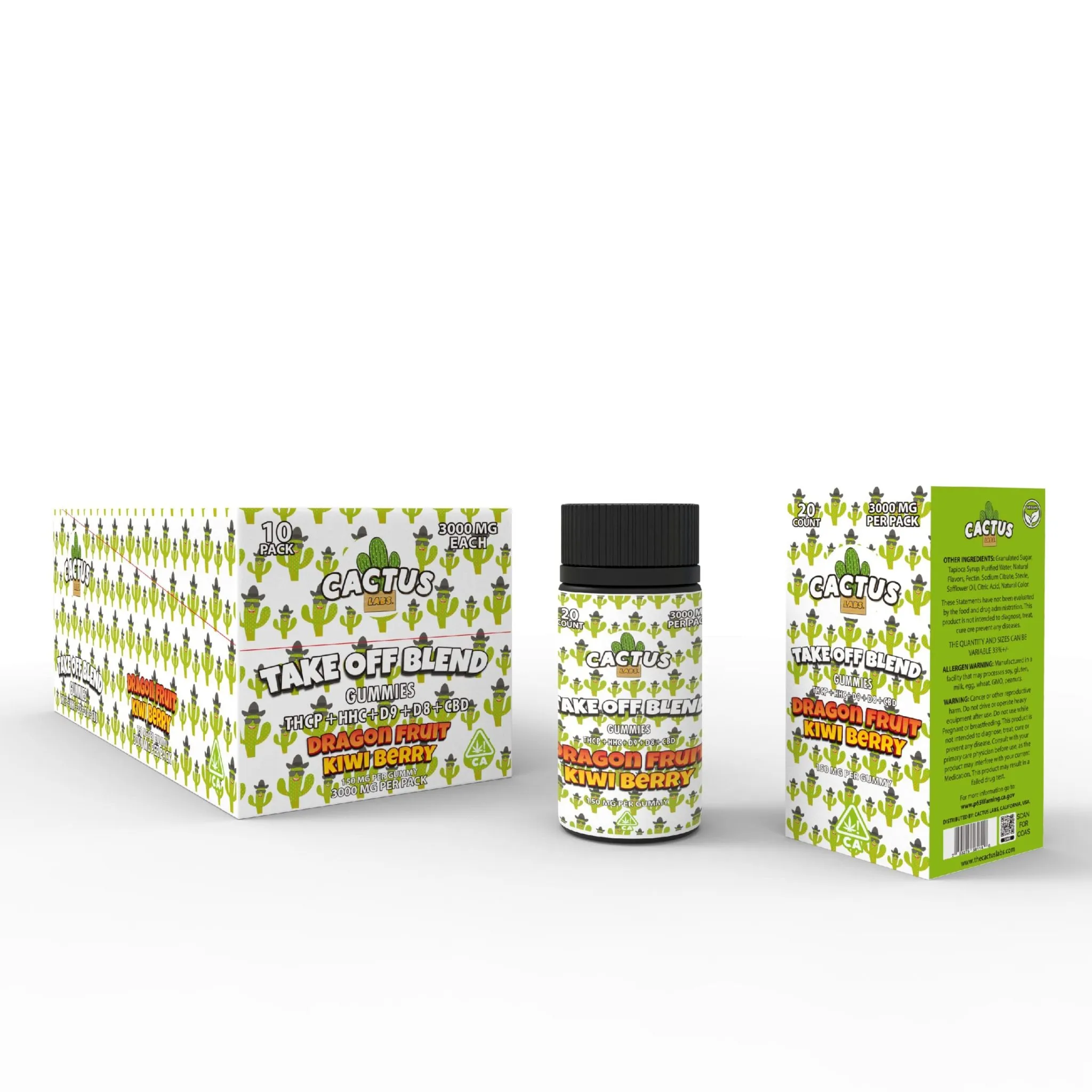 Cactus Labs Take Off Blend THC Gummies - Mohawk Medibles
