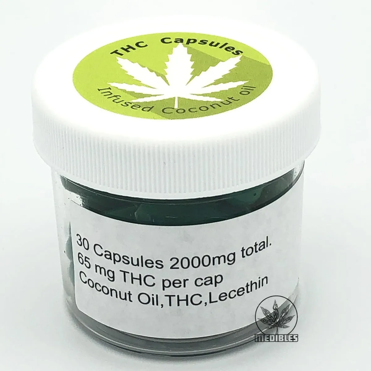 THC Capsules 2000mg - Mohawk Medibles